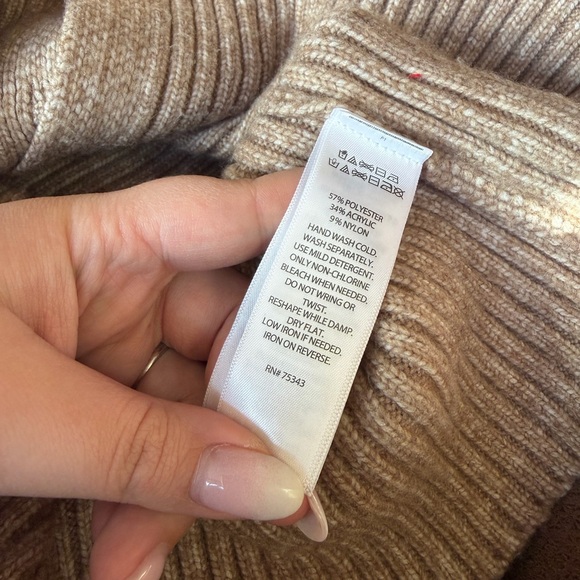 Joie Ribbed Button Front Foldover Collar Sweater Cardigan - Picture 8 of 8